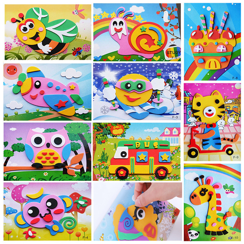 Kids Education Shows - 5 pçs/10 pçs/lote crianças diy 3d