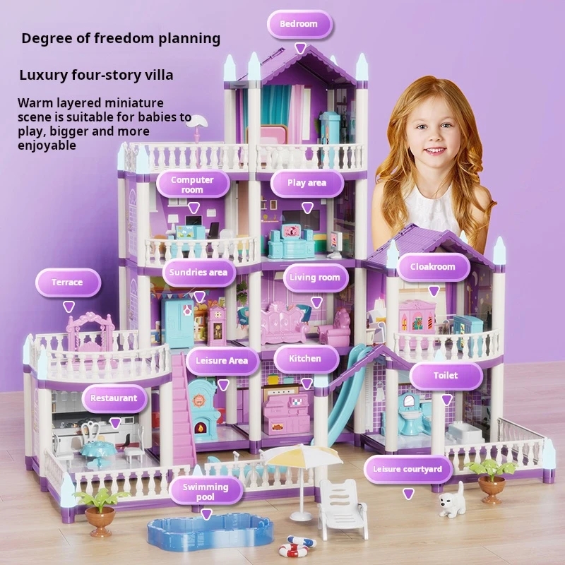 Kids Education Images - Diy casas de boneca meninas castelo