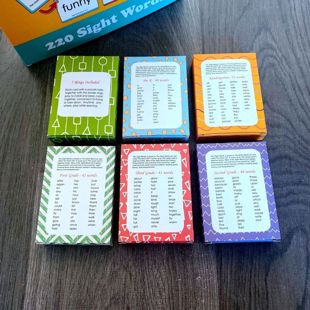 Sight Word Game - Cartões flash de palavra de visão