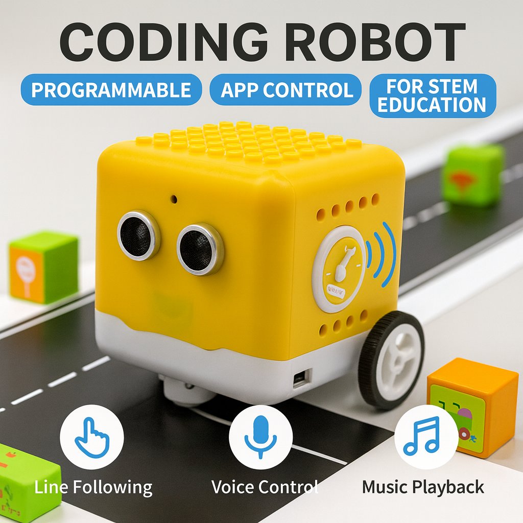 Kids Education Program - Kit robô programável kidsbits, robô de