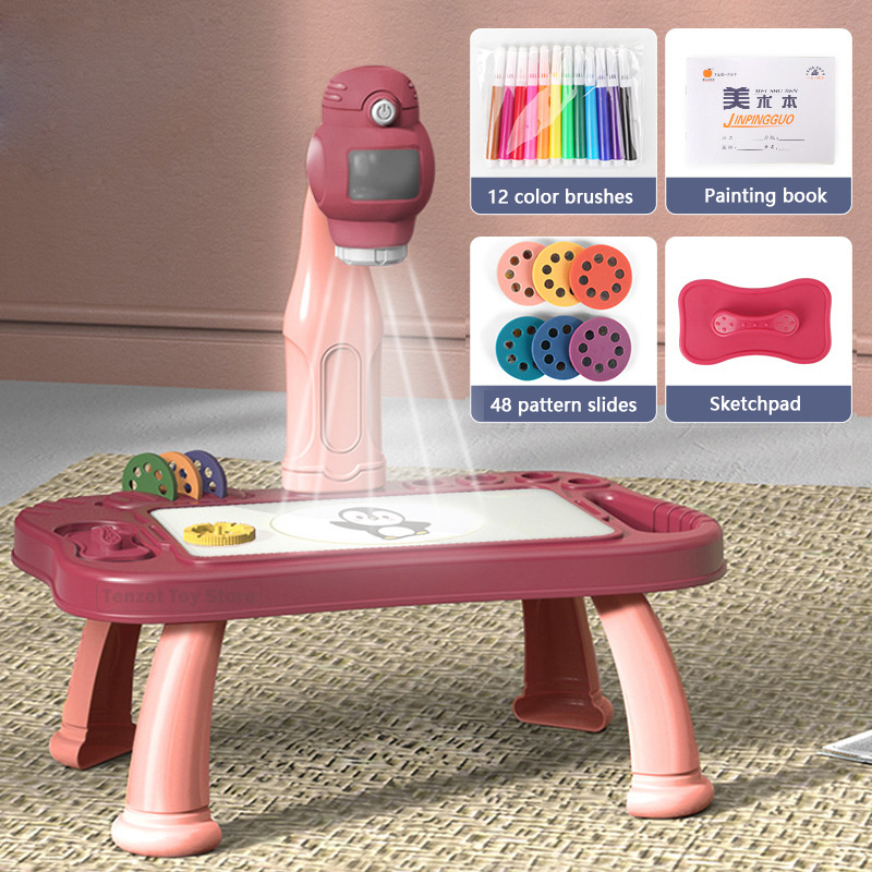 Kids Education Tools - Projetor inteligente crianças pintura conjunto de