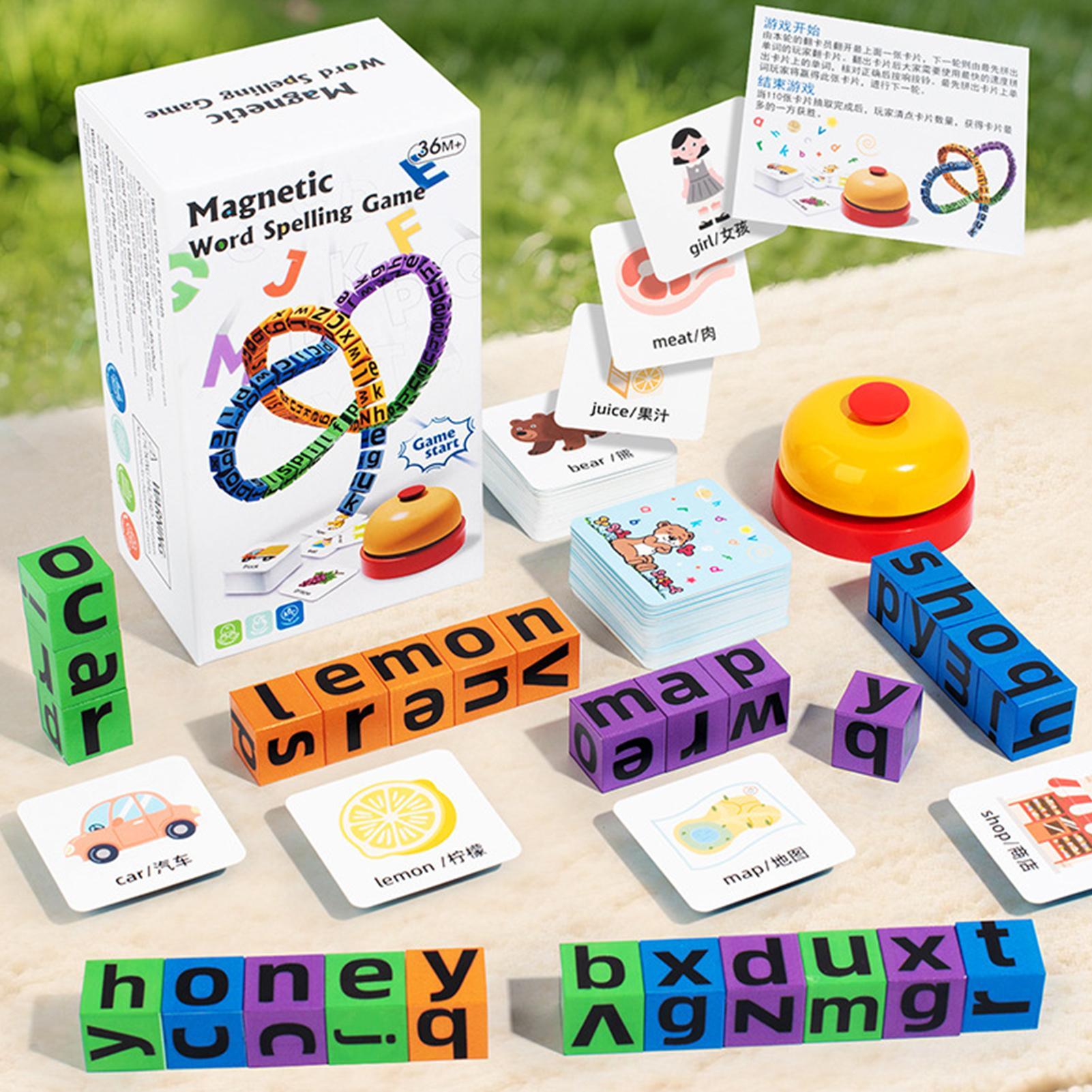 Sight Word Game - Conjunto de Ímãs de Alfabeto para