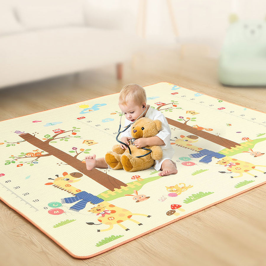 Kids Educational Mat - Crianças rastejando esteiras do bebê jogar