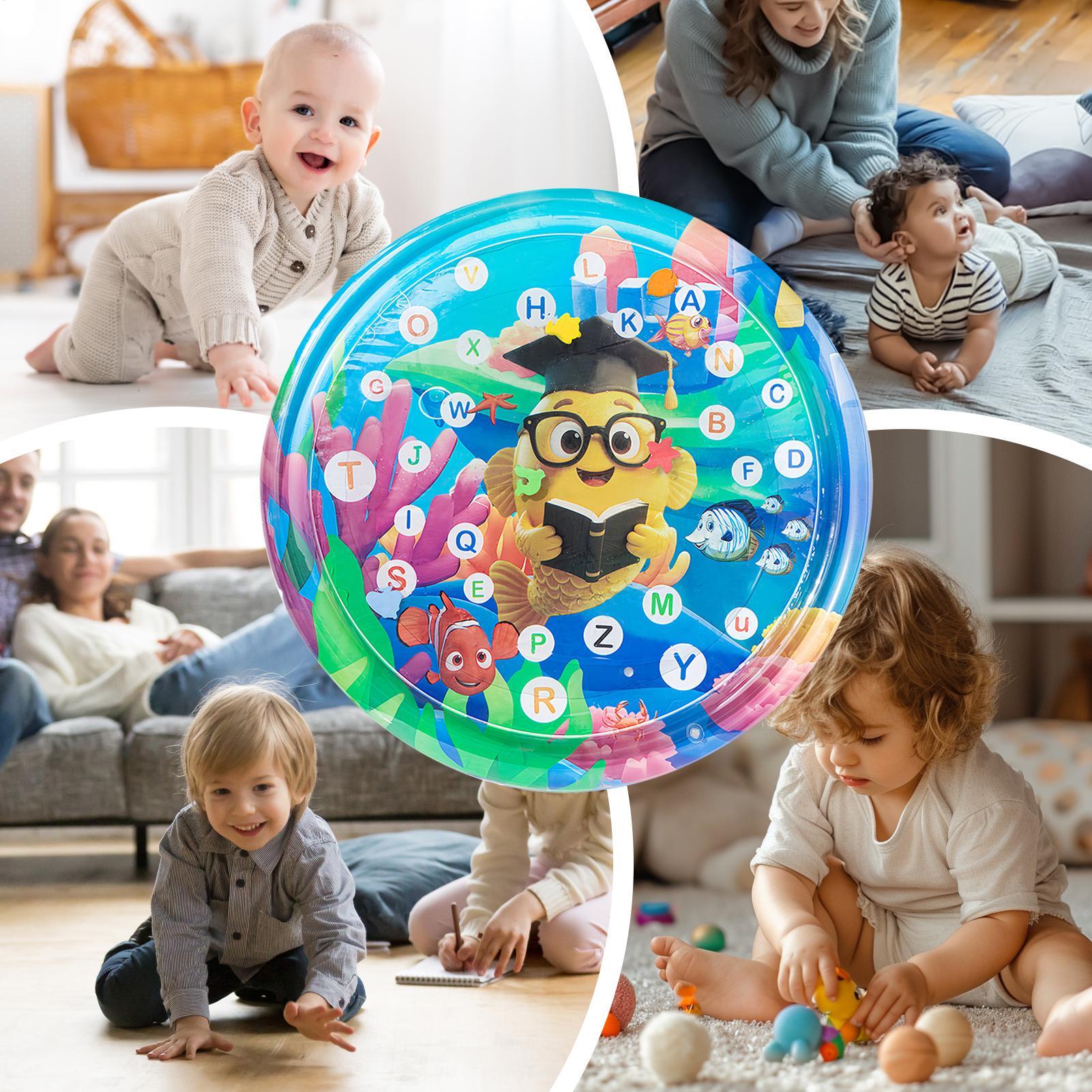 105cm bebê jogando tapete de á - Kids Educational Mat avaliação e preço