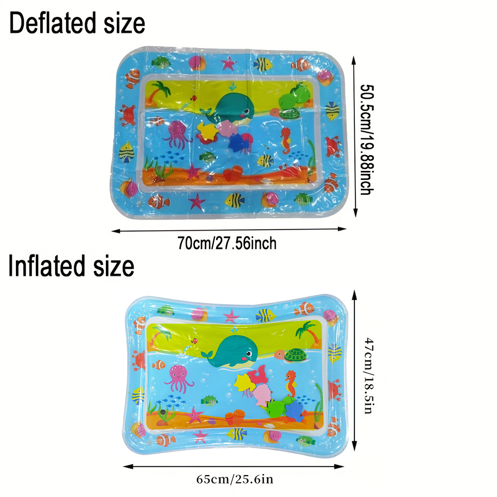 1pc baleia azul inflável pvc j - Kids Educational Mat avaliação e preço