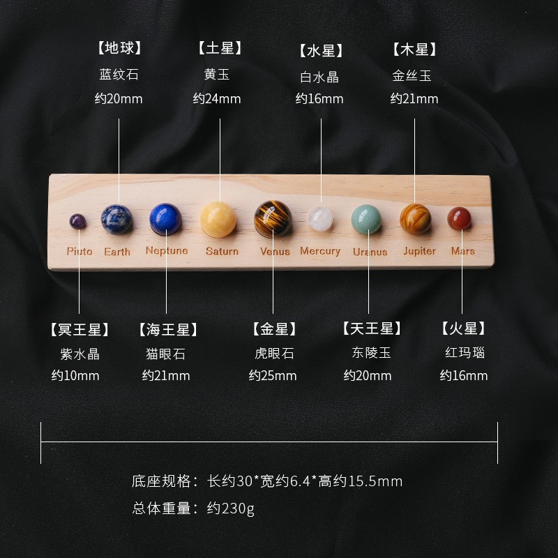 Sistema Solar Esfera Cristal P - Solar System Model avaliação e preço