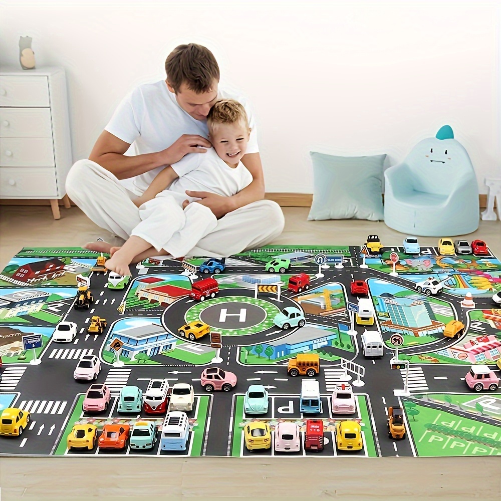 1 peça, tapete de jogo de tráf - Kids Educational Mat avaliação e preço