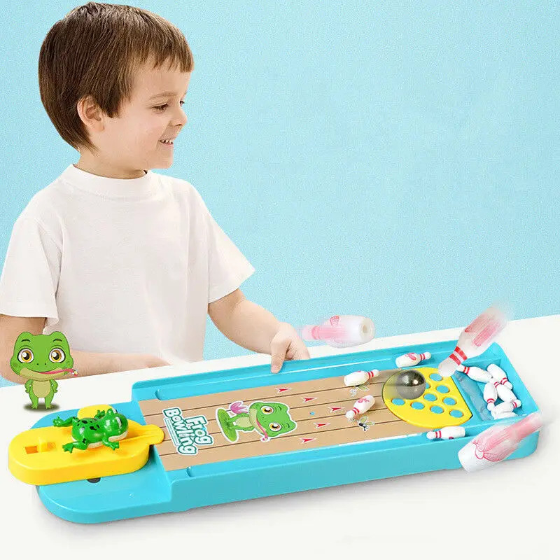Sapo jogo de boliche para cria - Kids Education Shows avaliação e preço