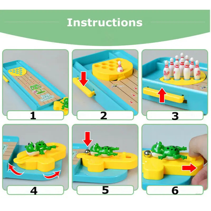 Sapo jogo de boliche para cria - Kids Education Shows avaliação e preço
