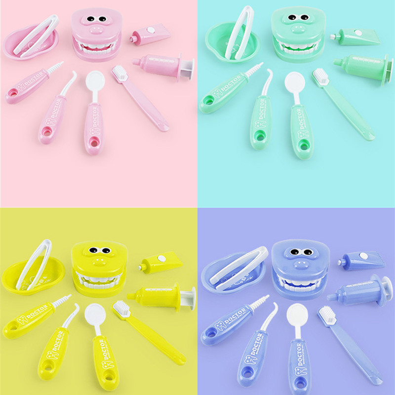 9 pçs kit dental brinquedo odo - Kids Education Shows avaliação e preço